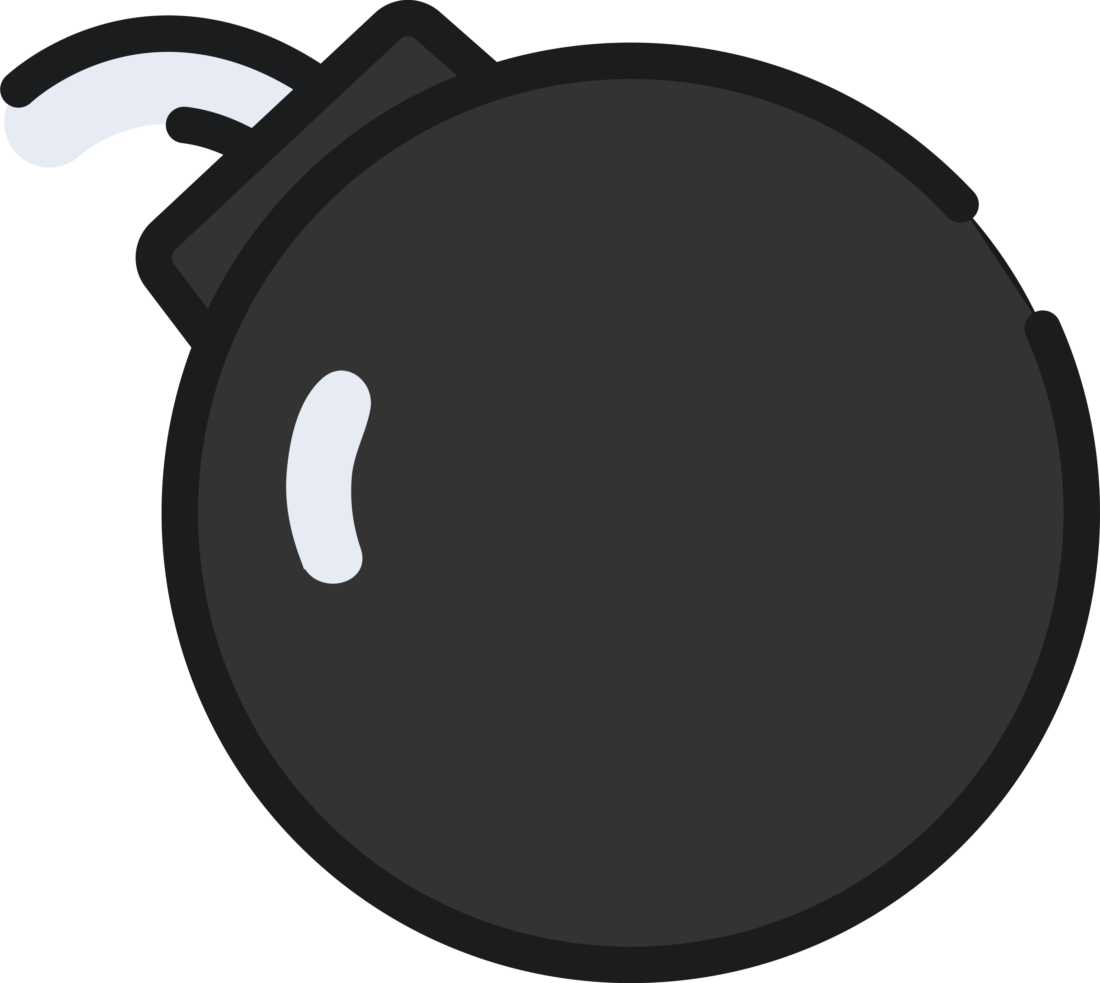 A cartoon bomb icon about to explode with burning – Royalty-Free Vector |  VectorStock, image size:3500x3129