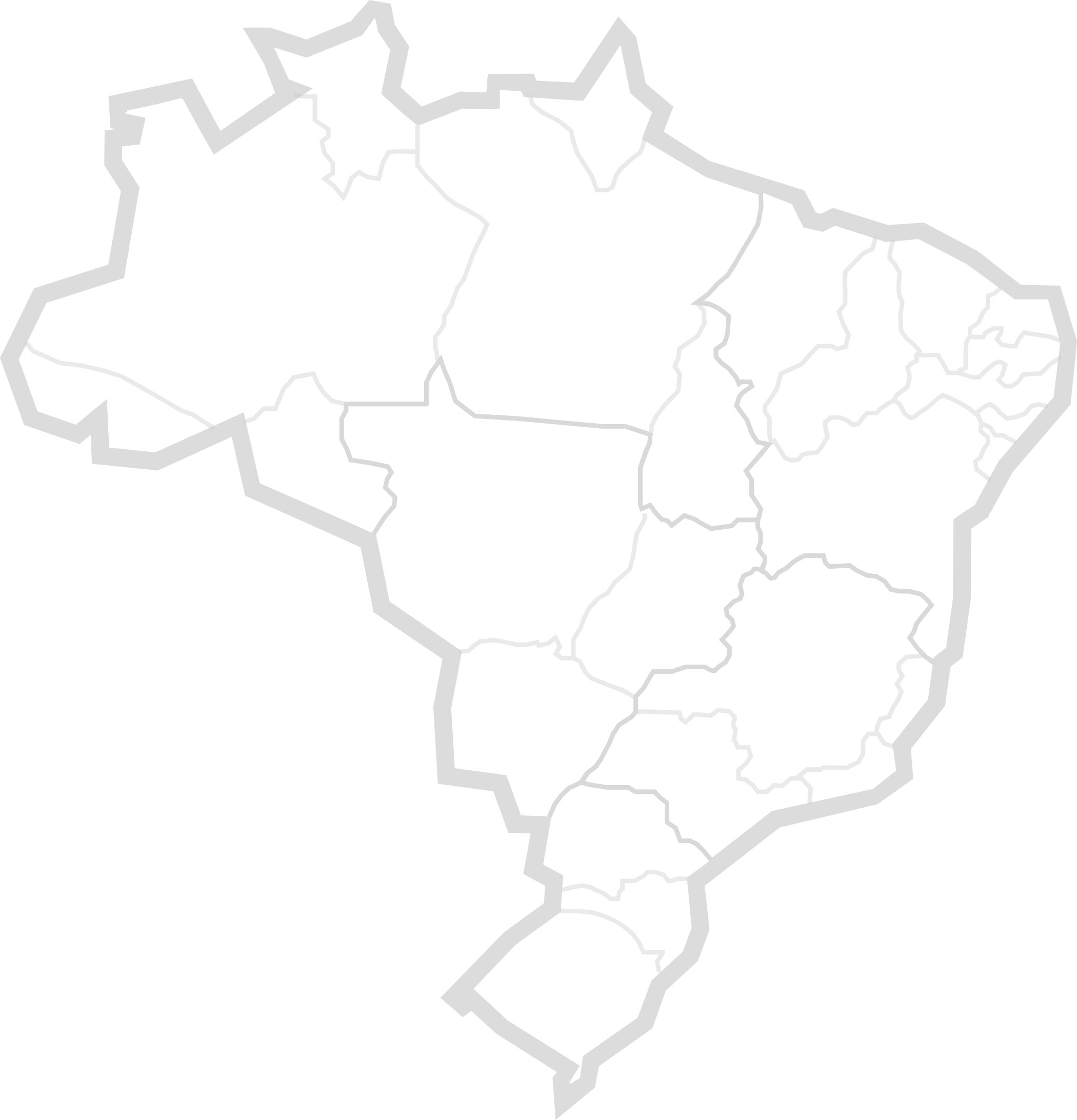 Mapa do brasil png