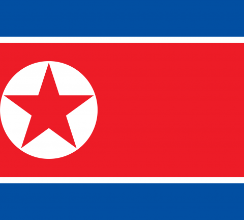 Bandeira da Coreia do norte,