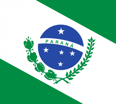 Bandeira do Paraná.