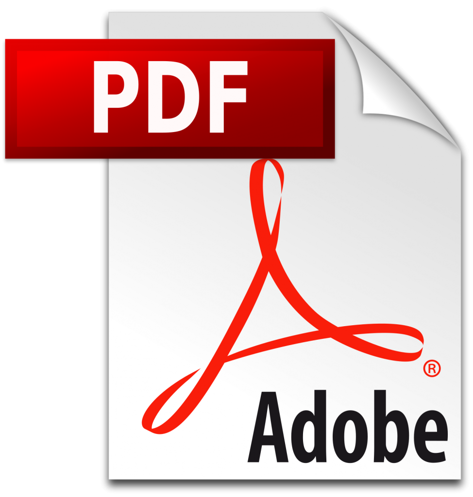 Adobe pdf icone.