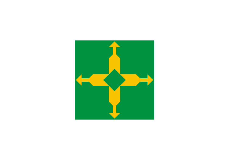 Bandeira do Distrito Federal do Brasil.