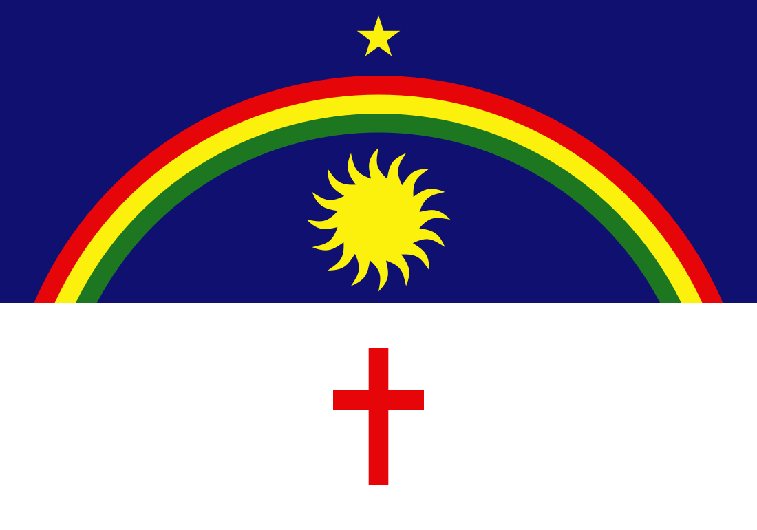 Bandeira de Pernambuco estado. 