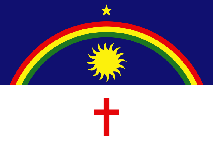 Bandeira de Pernambuco estado. 