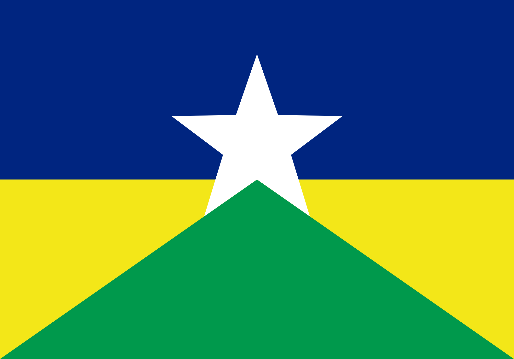 Bandeira de Rondônia, estado.