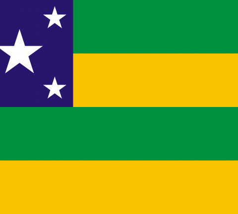 Bandeira de Sergipe, estado.