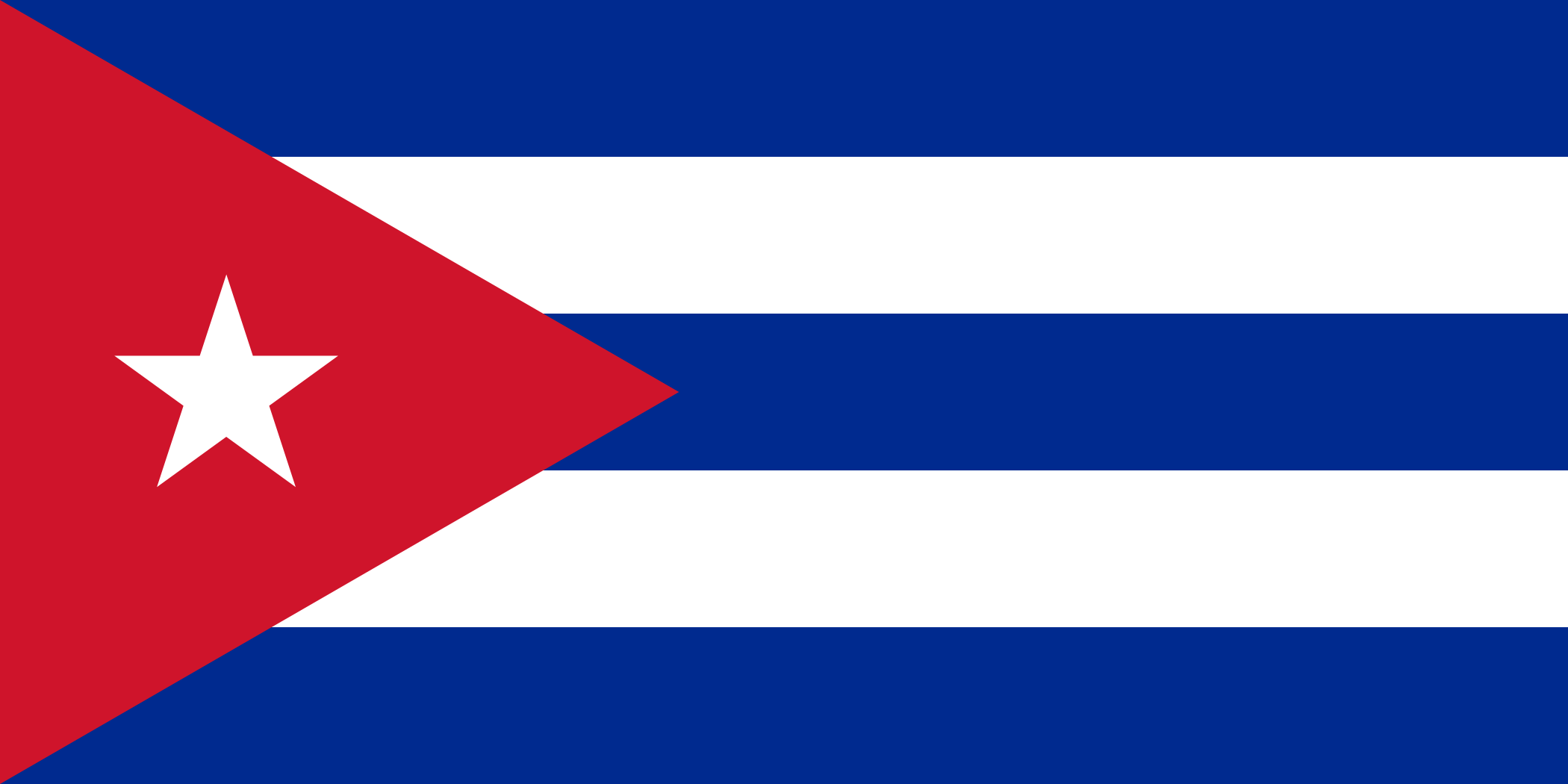 Bandeira Cuba.