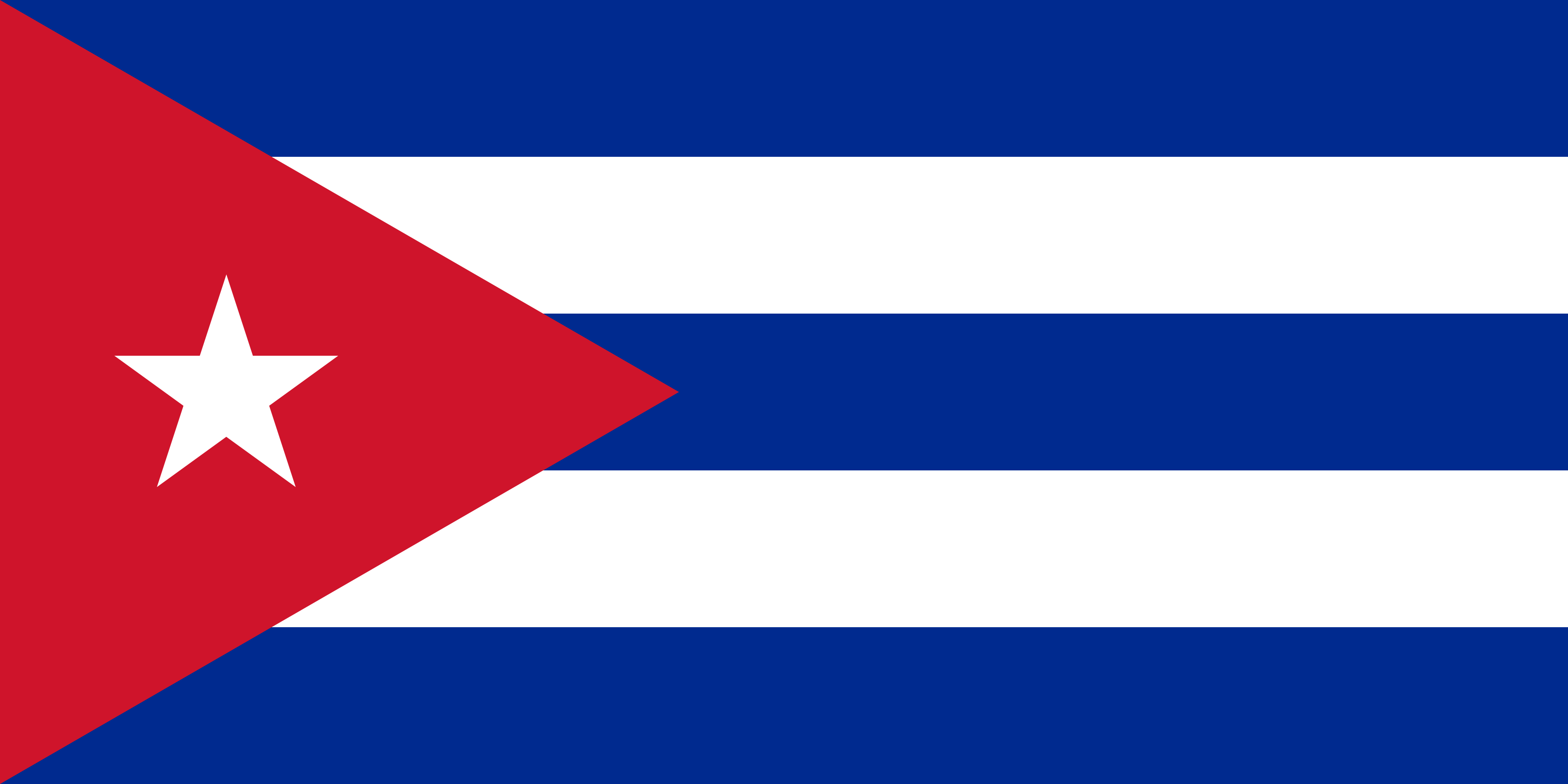 Bandeira Cuba.