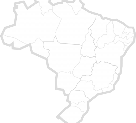 Mapa do Brasil em Branco.