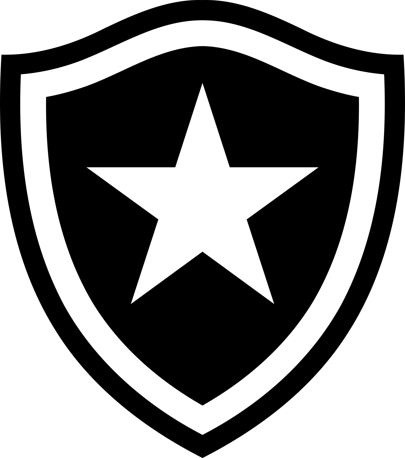 Escudo do Botafogo.